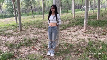【龙飞绳艺】新模特大学生 五花+绑脚 室外 连续蹦跳30分钟