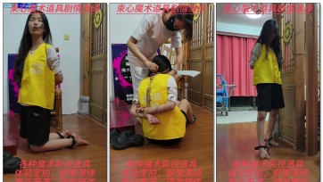 【束心工作室】小雨囚服女犯扮演，兰兰刽子手，五花捆绑脚镣，项圈牵引，斩首，简单剧情