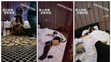 【欢乐谷原创】大学生小妹第一次体验捆绑调教