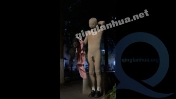 【覆面人】深夜全包露出，看电影，逛公园