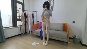 【FXX】【八层ZENTAI】包五彩斑斓的粽子，挑战极限层数，完美的诠释了什么叫犟种，劝都劝不停，非要穿到感觉血管被压力压迫了才停！！五官都完全失去知觉麻痹了