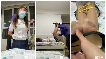 【小布原创】入室劫 上集——超薄肉丝高跟女学生实习下班回家被变态男入室超级五花紧缚捆绑全身，闻舔挠超薄肉丝美脚最后女学生被舔晕