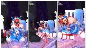 【莉雅】coser约玩记录 cosplay/紧缚/龟甲缚/折腿缚/棒子/强膏/口球/蒙眼/原神/白丝
