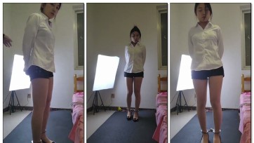 【皖北绳艺】小丽绝美穿搭2和1 ，捆绑丝袜高跟绝美容颜