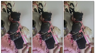 【皖北绳艺】小丽肉丝高跟捆绑口球堵嘴体验