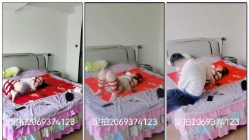【绘绳绘摄】新娘被捆起来丢在床上被玩具强高调教