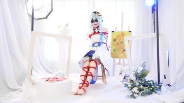 【叶沫沫】【感官剥夺2025】捆绑放置挣扎Cos系列第八集，格蕾修