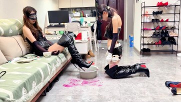 【媚娘工作室】极限足虐拘束站立训练3/6